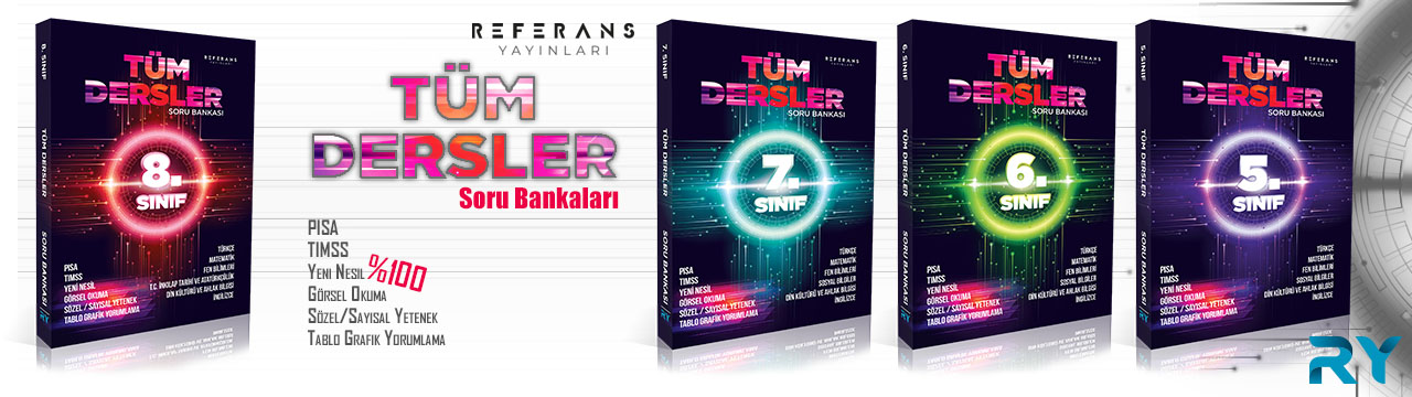 Tüm Dersler 5, 6, 7 ve 8. Sınıf